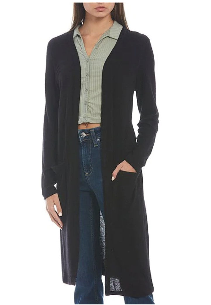 Women's Lounge Long Pocket Cardigan