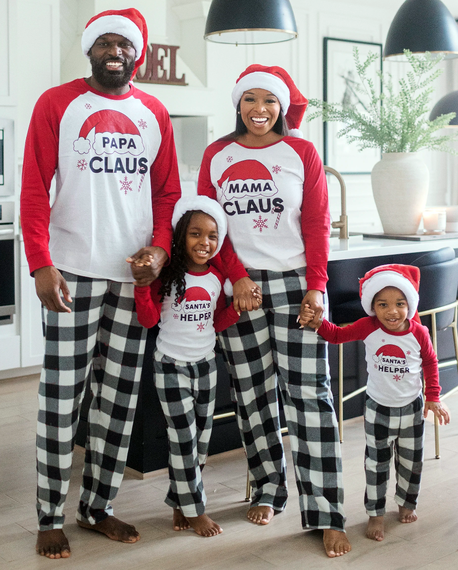 Men's Pajamas Black White Buffalo image 0