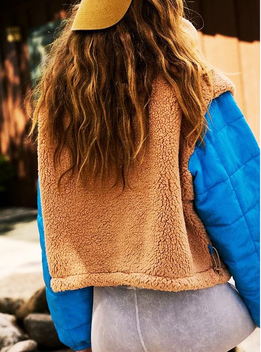 Girl's Sherpa Sweater Tri-Color