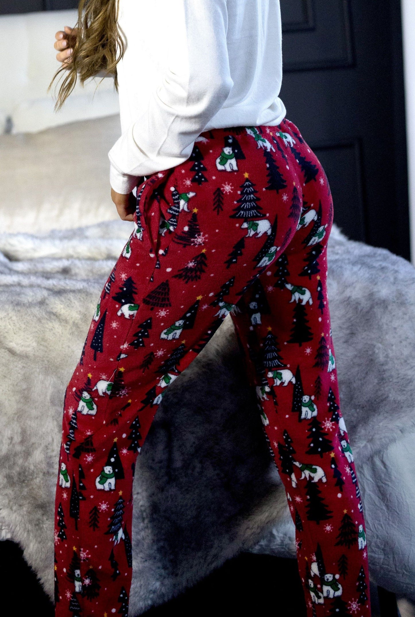 Women's Pajamas Santa Dog Green image 5