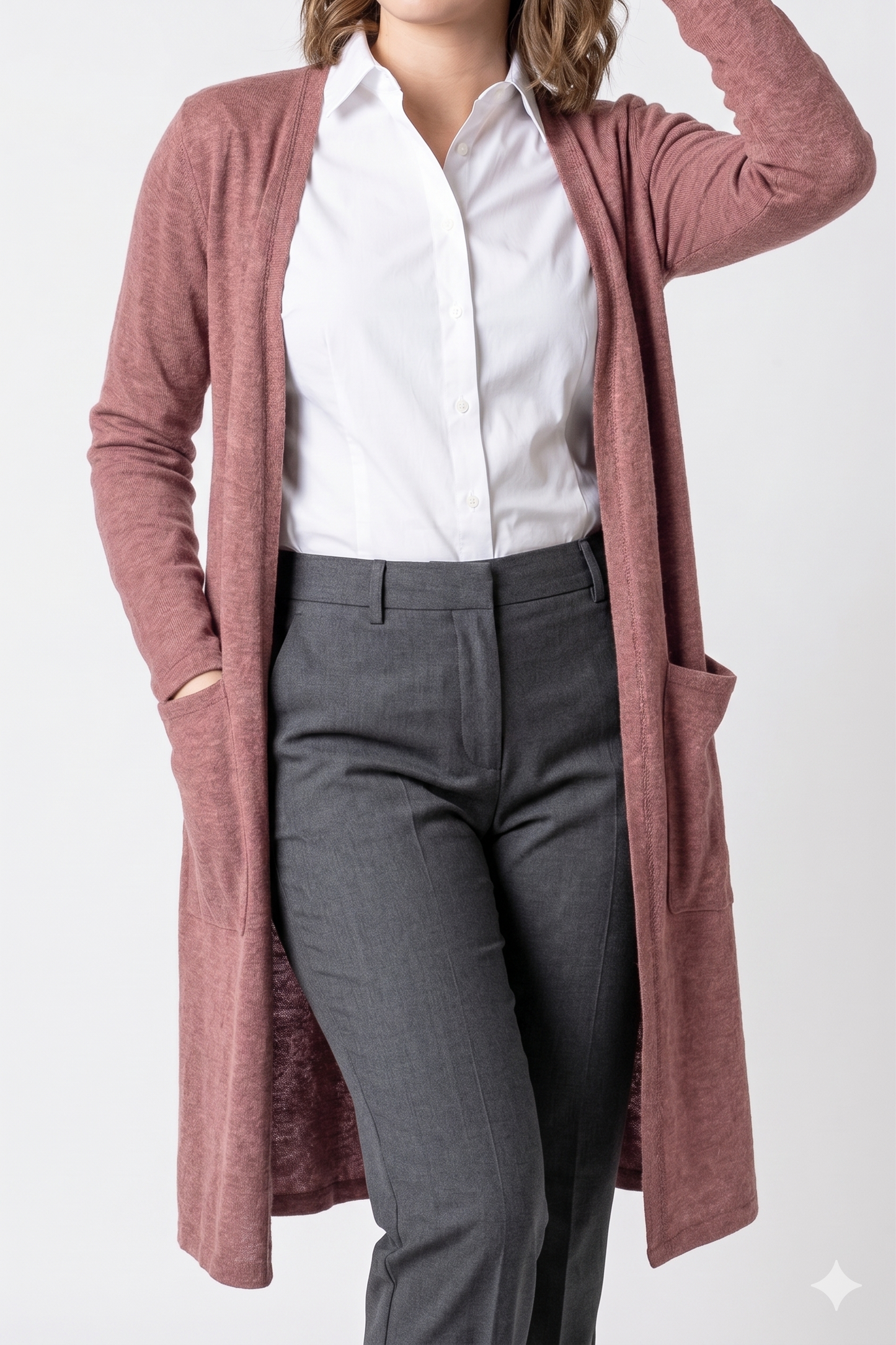 Women's Lounge Long Pocket Cardigan