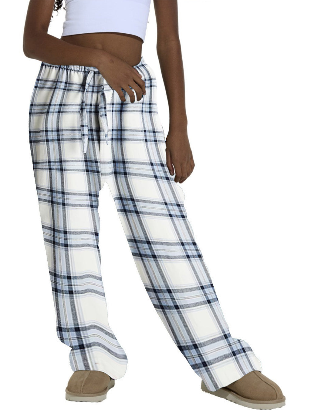 Girl's Lightweight Plaid Pajamas