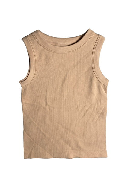 Girl's Mini Ribbed Tank