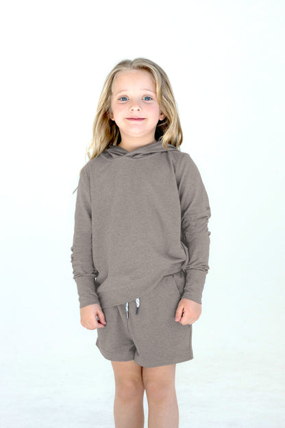 Girls' Yoga Non-Zip Hoodie