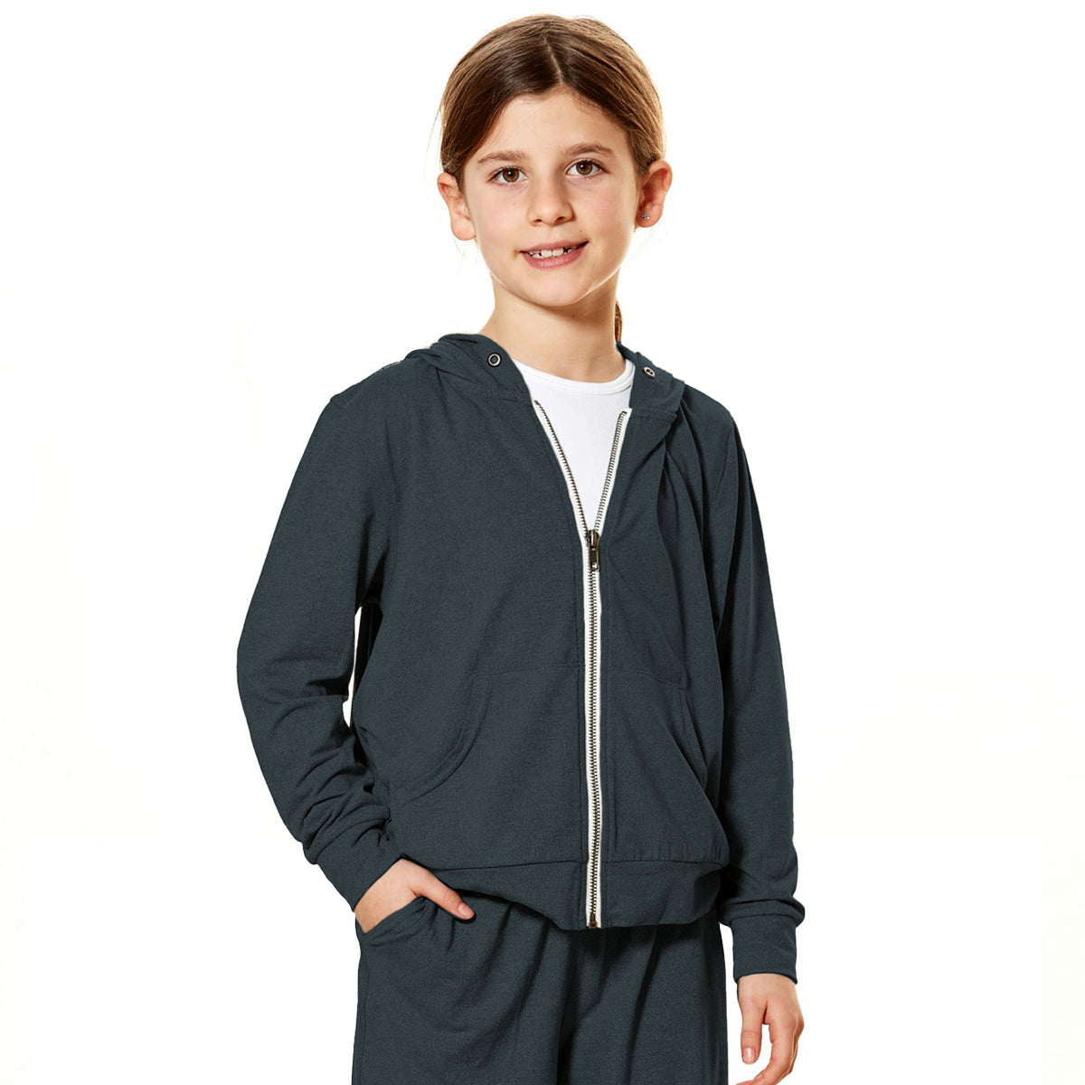 Toddler/Preschool Girls' Yoga Zip-up Hoodie