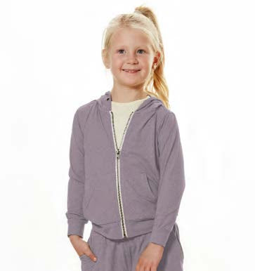 Toddler/Preschool Girls' Yoga Zip-up Hoodie