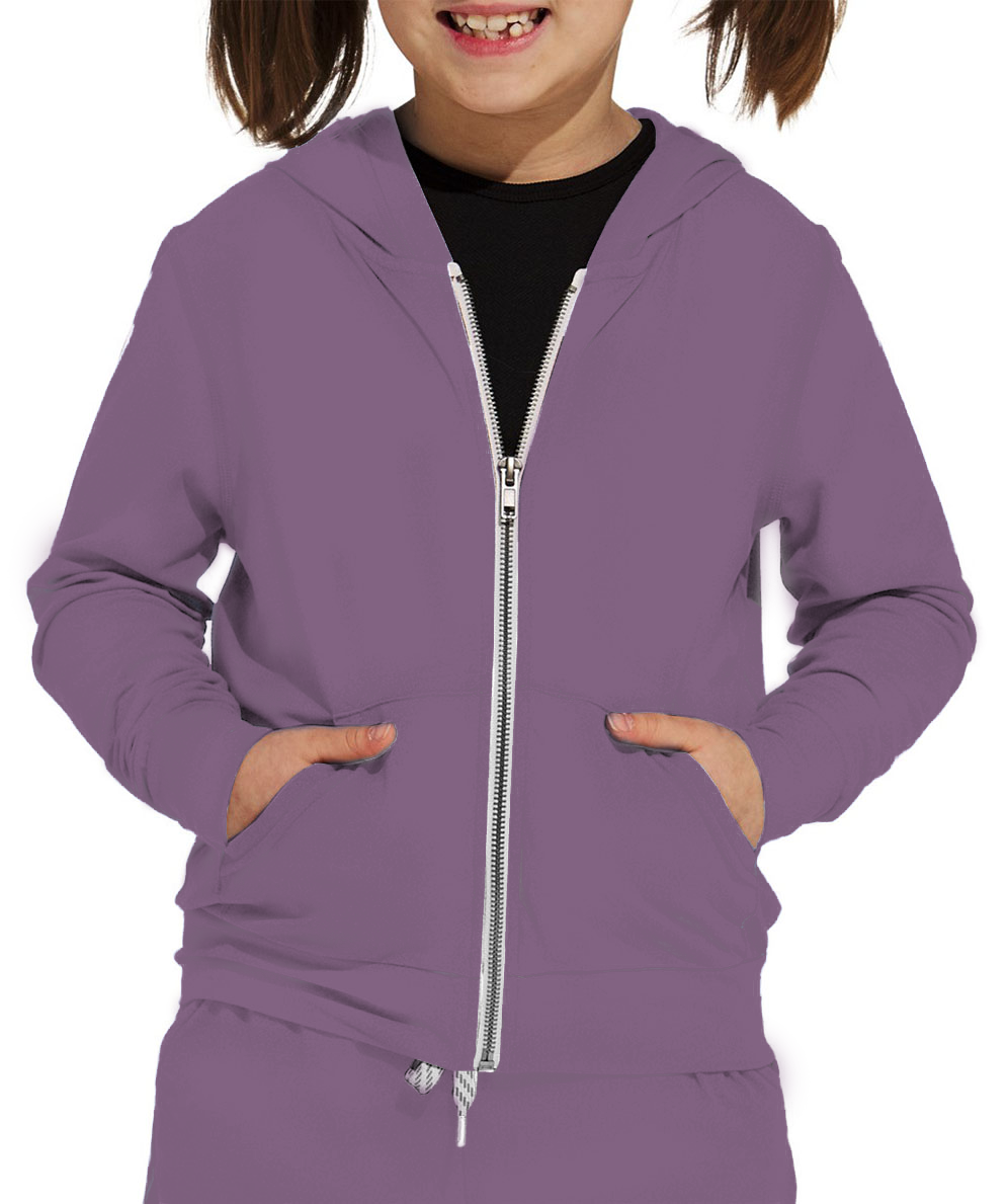 Girls' Yoga Zip-up Hoodie