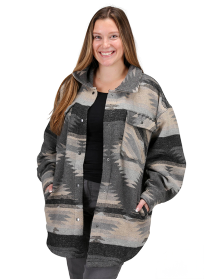 Women's Brushed Tweed Shacket (Final Few)