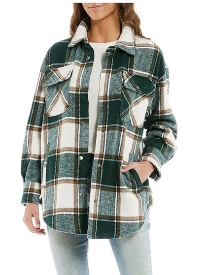 Women's Brushed Tweed Shacket (Final Few)