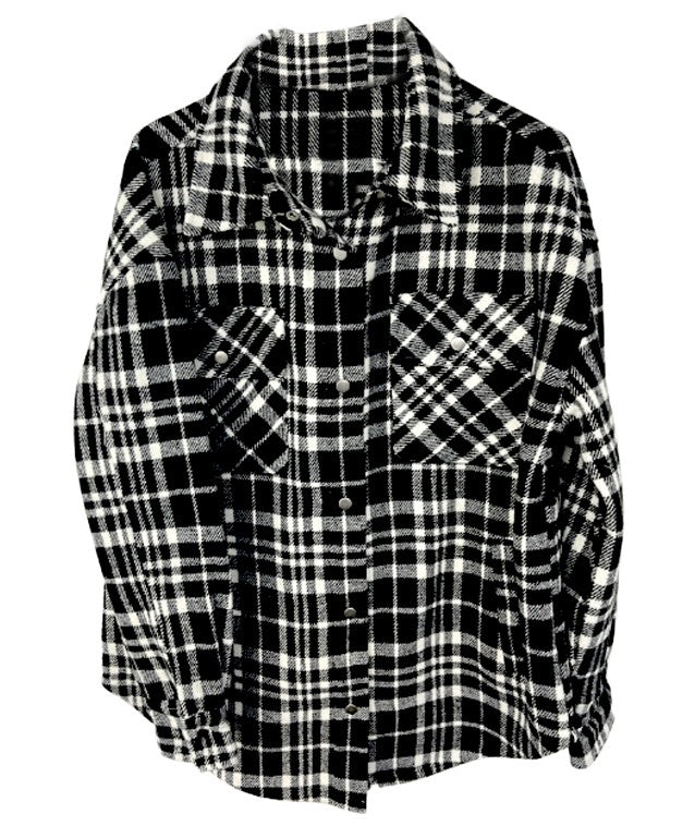 Women's Brushed Tweed Shacket (Final Few)