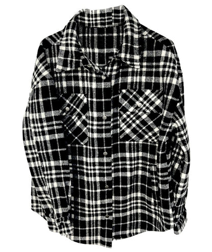 Women's Brushed Tweed Shacket (Final Few)