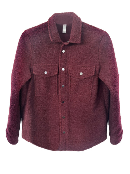 Women's Sherpa Button Up Jacket